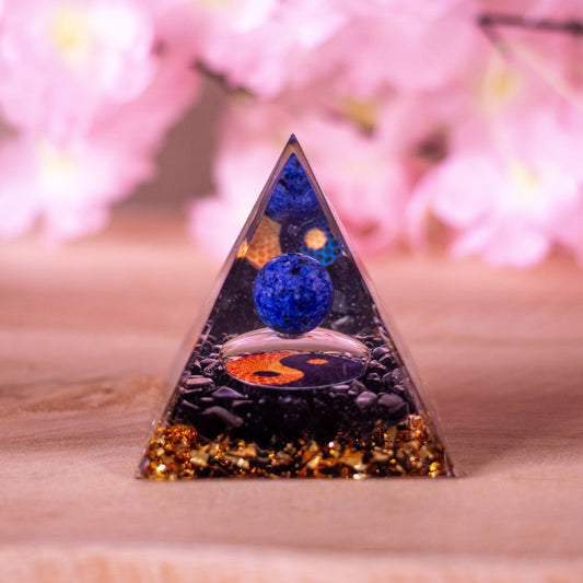 Pyramide Orgonite Sodalite Ying Yang